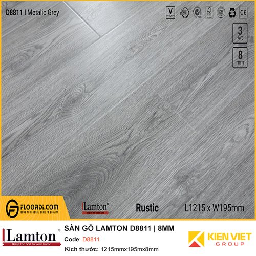 Sàn gỗ Lamton D8811 - 8mm