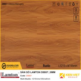 Sàn gỗ Lamton D8807 | 8mm 