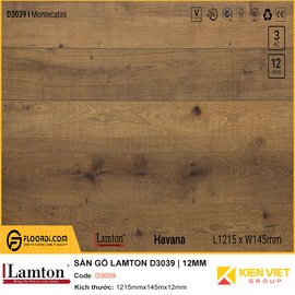 Sàn gỗ Lamton D3039 | 12mm   