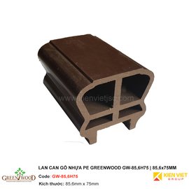 Lan can gỗ nhựa PE Greenwood GW-85,6H75 | 85,6x75mm