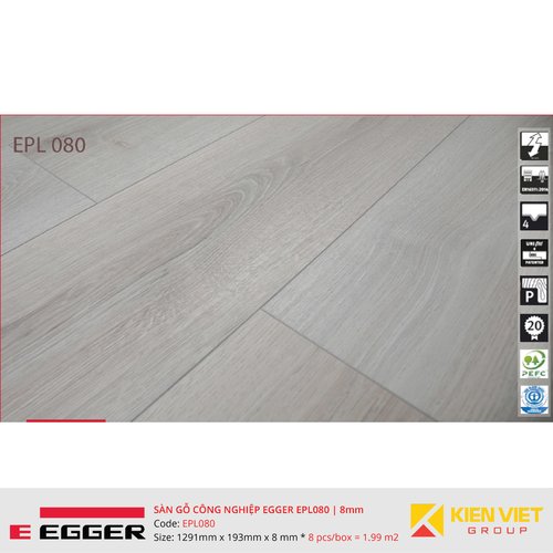 Sàn gỗ Egger Pro EPL 080 | 8mm