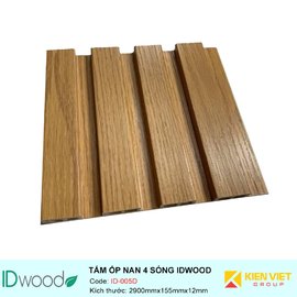 Tấm ốp nan 4 sóng ID Wood ID-005D | 155mmx12mm 