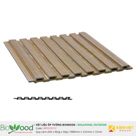 Gỗ ốp tường 252x12mm Biowood WPO25212
