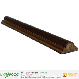 Phào nẹp 25x13mm Biowood SK02513