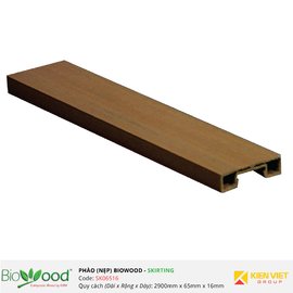 Phào nẹp 65x16mm Biowood SK06516