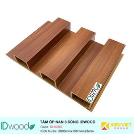 Tấm ốp nan 3 sóng ID Wood ID-029C | 198mmx28mm 