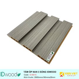 Tấm ốp nan 3 sóng ID Wood ID-001A | 196mmx14mm