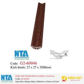 Phào góc trong NTA G2-60046 | 27x27mm