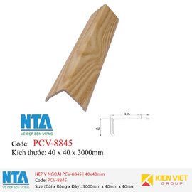 Nẹp V ngoài NTA PCV-8845 | 40x40mm