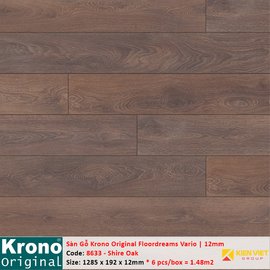 Sàn gỗ Krono Floordreams Vario 8633 Shire Oak | 12mm