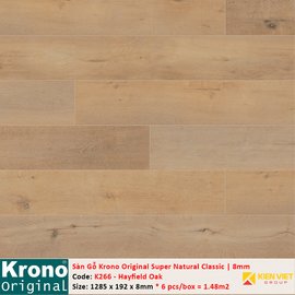 Sàn gỗ Krono Super Natural Classic K266 Hayfield Oak | 8mm