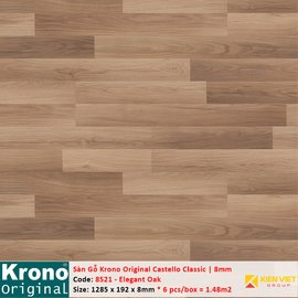 Sàn gỗ Krono Castello Classic 8521 Elegant Oak | 8mm