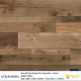 Sàn gỗ công nghiệp Kaindl AquaPro SuperMe K4362 | 12mm