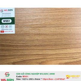 Sàn gỗ công nghiệp Wilson W552 | 8mm