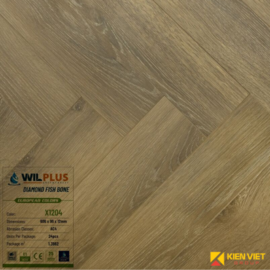Sàn gỗ công nghiệp Wilplus Diamond Fish Bone X1204 | 12mm 