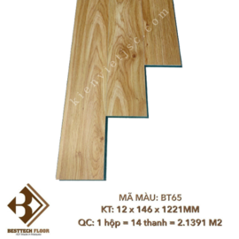 Sàn gỗ công nghiệp Besttech Floor BT65 | 12x146x1221mm   