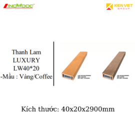 Thanh lam Luxury LW40*20 | 40x20x2900mm