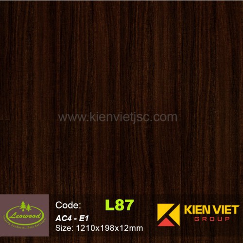 Sàn gỗ công nghiệp Thái lan Leowood L87 | 12mm