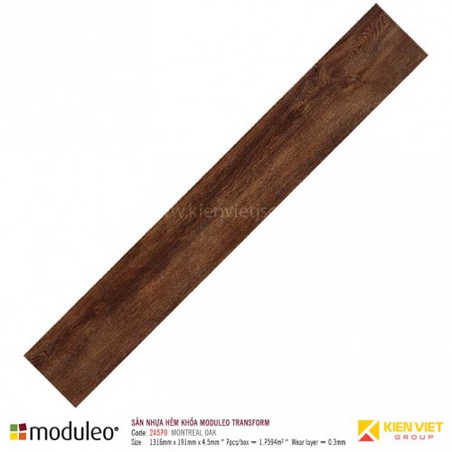 Sàn nhựa hèm khóa Mouleo 24570 Montreal Oak | 4.5mm