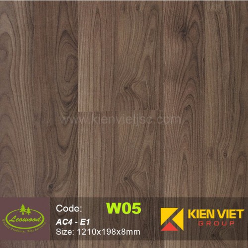 Sàn gỗ công nghiệp Thái lan Leowood W05 AC4 | 8mm