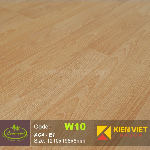 Sàn gỗ công nghiệp Thái lan Leowood W10 AC4 | 8mm