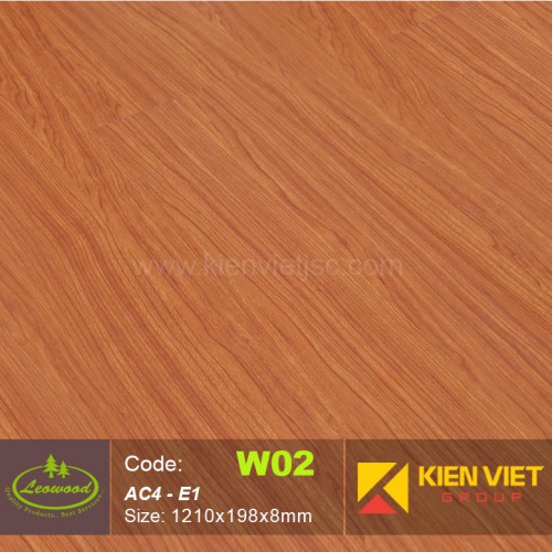 Sàn gỗ công nghiệp Thái lan Leowood W02 AC4 | 8mm
