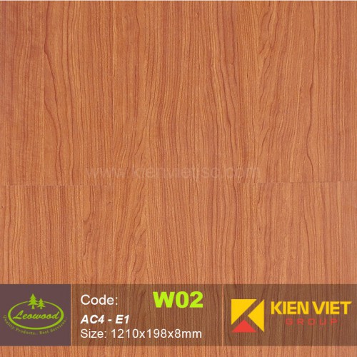 Sàn gỗ công nghiệp Thái lan Leowood W02 AC4 | 8mm
